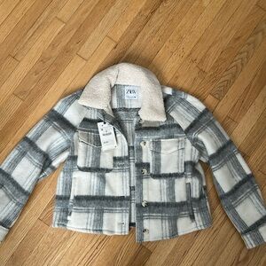 Brand New Zara Plaid Jacket